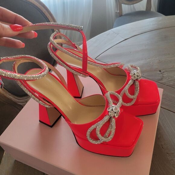 New MACH & MACH Platform sandals shoes 39.5 - Picture 5 of 13